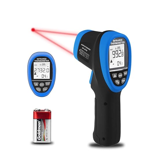 High Temp Infrared Thermometer -58℉~2732℉ Industrial Pyrometer 30:1 Digital IR by AOPUTTRIVER