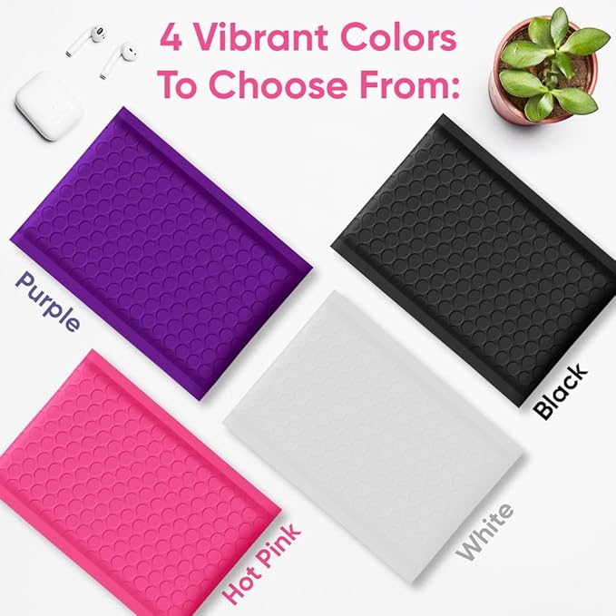 Hot Pink 10.5x16 Inch Poly Bubble Mailers #5 | Self Seal Large Padded Envelopes - Image 7