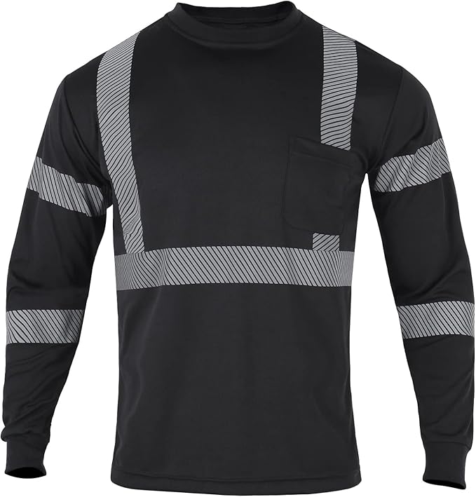 FONIRRA Safety Shirts for Men High Visibility Reflective ANSI Class 2 Hi Vis by FONIRRA_PrepareToBeenSeen