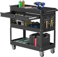 3 Tier Rolling Tool Cart, Heavy Duty Service Cart on Wheels by KIEPERI