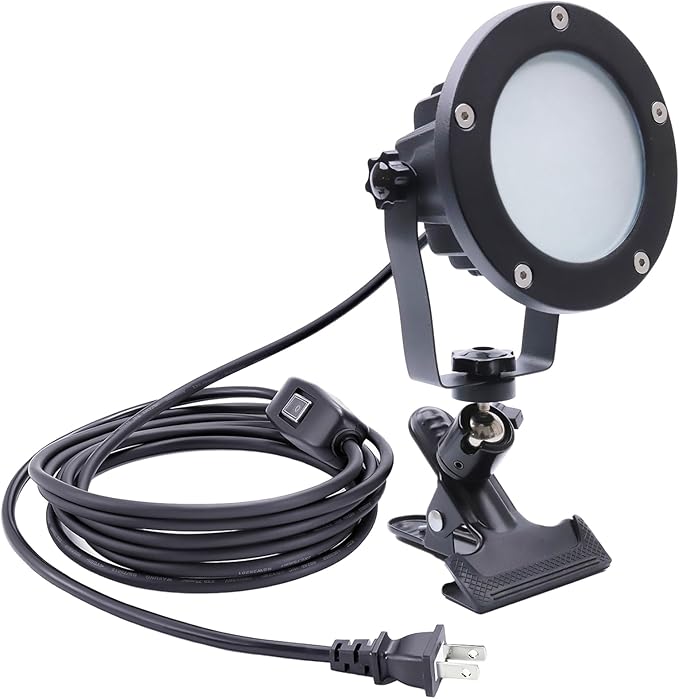 Clip Floodlight 30W LED Work Light IP65 Waterproof 300W Equivalent 11.5ft 3.5m by Eseigd