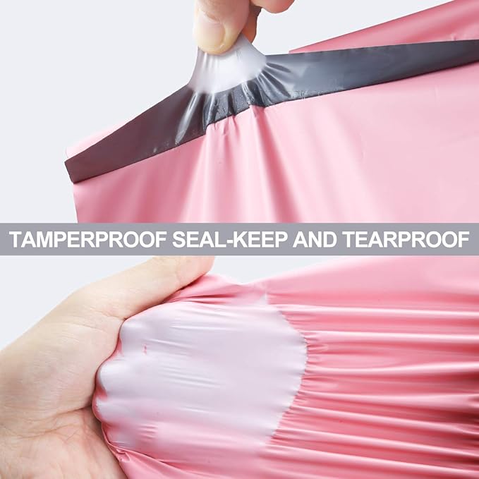 UCGOU Poly Mailers 19x24 Inch Light Pink 100 Pack Extra Large Shipping Bags - Image 4