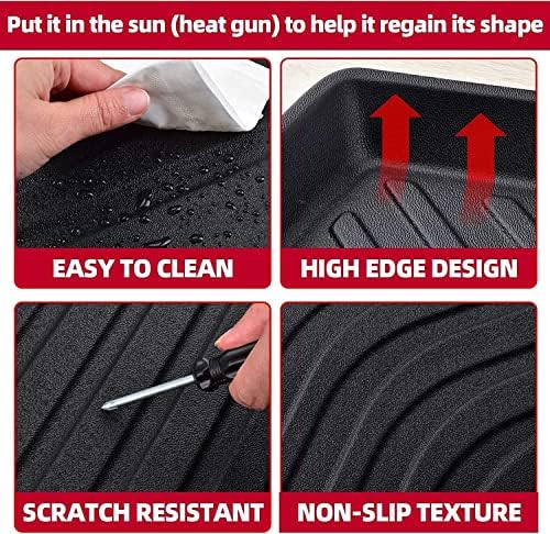 Naibeve Floor Mats for Polaris Slingshot LE R S SL SLR Models 2020-2025- All Weather for Polaris Slingshot Custom Fit Floor Mats Front Row Waterproof Interior Accessories - Image 5