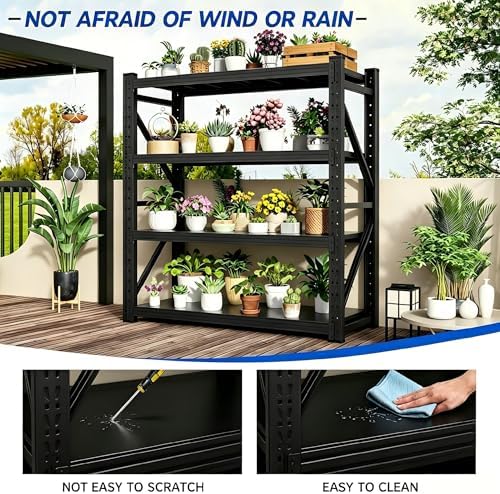Heavy‑Duty Metal Garage Shelving Unit, 3000 LBS Total Load Capacity - Image 5