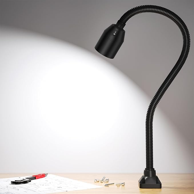 LED Work Lights, 450 lumens COB lamp Beads, Flexible gooseneck Lights, - Image 2