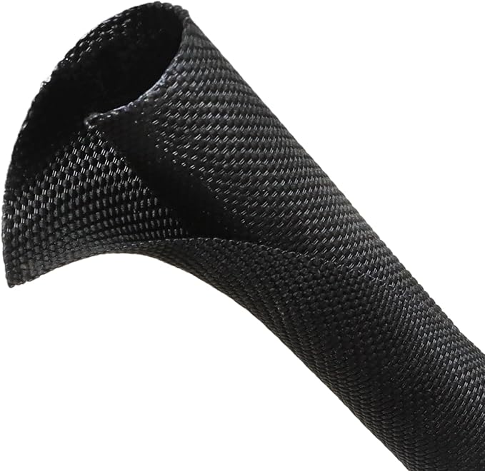Automotive Wire Loom Tubing, Split Braided Cord Protectors from Pets No Chew by ConveniencetoYourLife