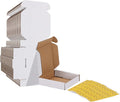 HORLIMER 4x4x1 inches Shipping Boxes Set of 50 by HORLIMER