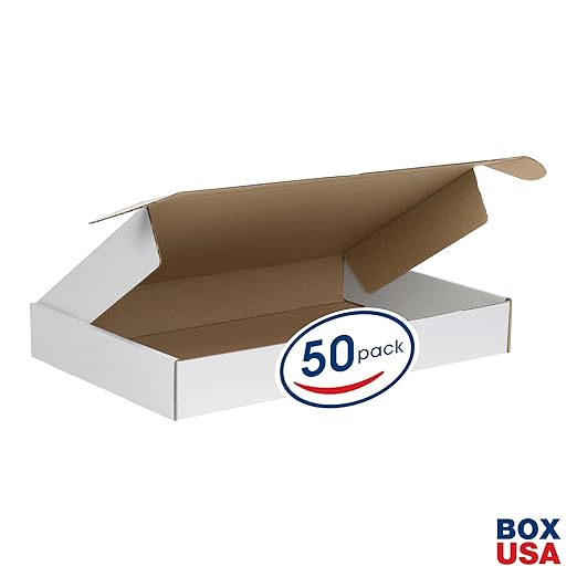 Box USA 16" Deluxe Shipping Boxes 16"L x 10"W x 2 3/4"H, Gifts or Bulk Business - Image 2