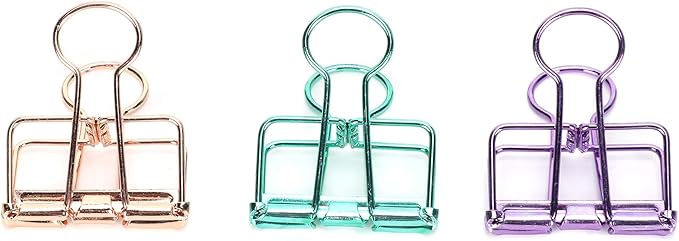 16 Pcs Hollow Binder Clips - Image 7