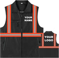 YOWESHOP Lightweight Zip-Up Safety Vest by YOWESHOP