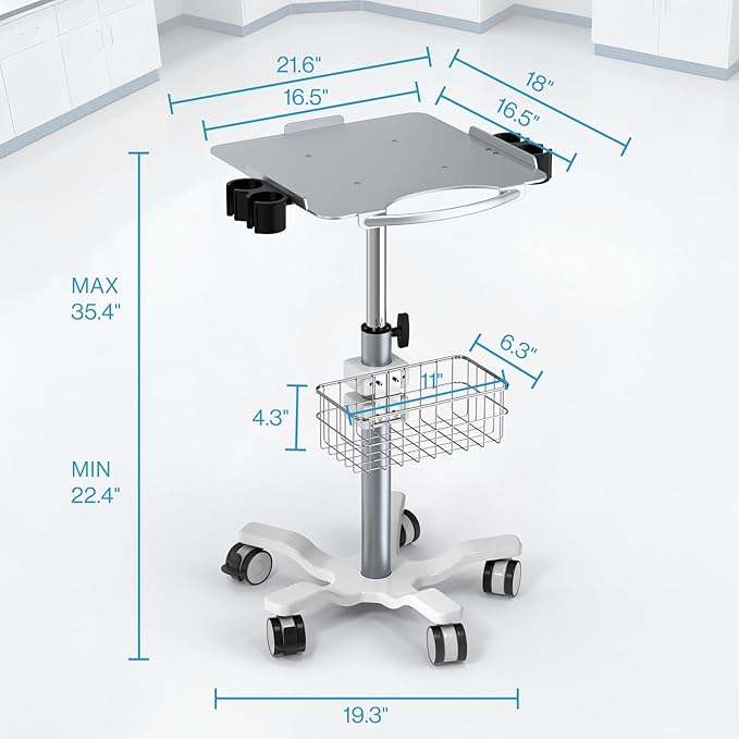 Medical Mobile Trolley Cart - Image 7