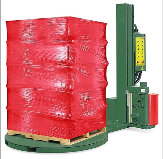 APQ 4 Rolls of Blown Hand Stretch Film 18" x 1500'. Red Hand Stretch Wrap - Image 8