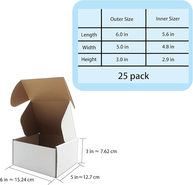 6x5x3 inch Shipping Boxes - Image 6