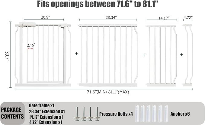 Heavy Duty Baby & Dog Safety Gate - Image 2