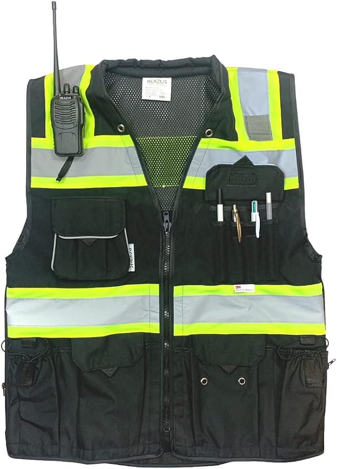 Men's Black Series Safety Vest - Image 6