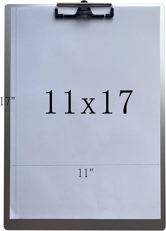 11x17 Metal Clipboard with Pen Holder, Contractor Heavy Duty A3 Size Aluminum - Image 7