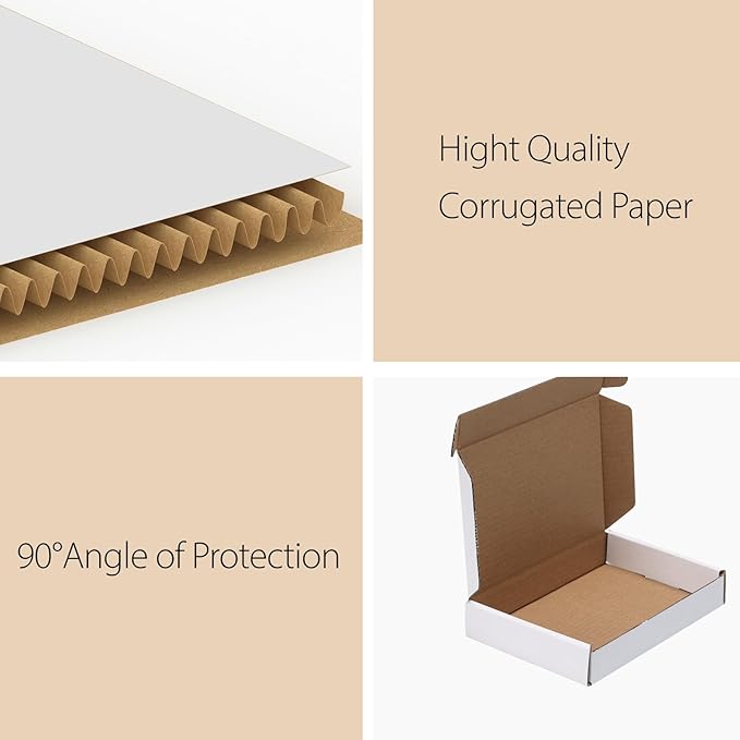 RLAVBL 6x4x1 Shipping Boxes Set of 50, Mailer Box - Image 3