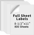 8.5" x 11" Full Sheet Label Sticker Paper by Muotich