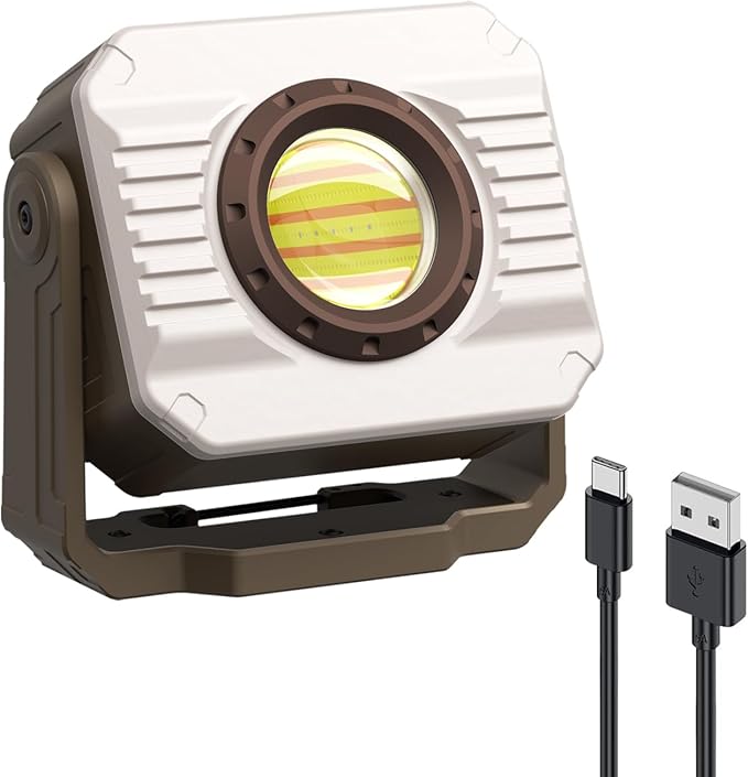 Smiling Shark Portable Working Lights, 5000mAh Rechargeable LED Work Light by SmilingShark