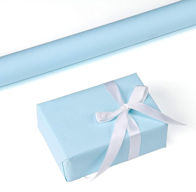 RUSPEPA Light Blue Kraft Paper Roll - Image 4