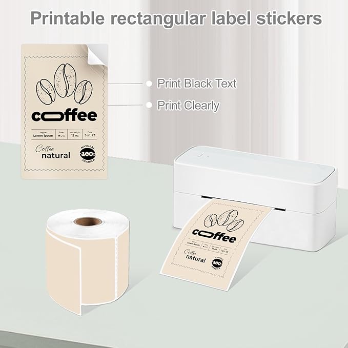 3 X 5 Inch Printable Waterproof Rectangle Color Coding Labels, 300 Per Roll - Image 2