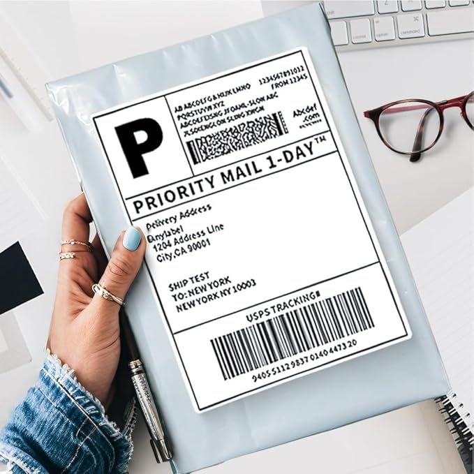 NB 10x13 Inch - 100 Pcs White Poly Mailers Strong Adhesive Self-Seal Shipping - Image 4