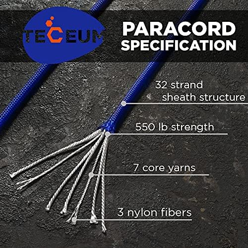 Paracord Rope 550 lb 4mm – Parachute Cord – Utility Camping Rope - Image 2