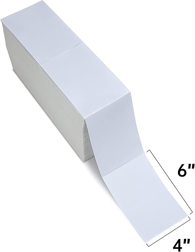 Fanfold x Thermal Stack Direct White Strong Adhesive Perforated Postage - Image 9