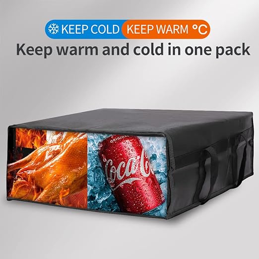 Bodaon Insulated Pizza Delivery Bag, Insulated Food Delivery Bag, Insulated - Image 3