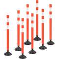 BESEA 8PCS 36" Traffic Delineator Posts by BeSea