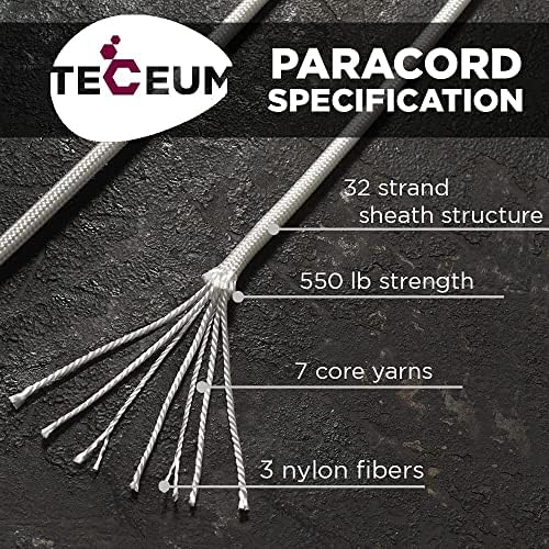 Paracord Rope 550 lb 4mm – Parachute Cord – Utility Camping Rope - Image 2