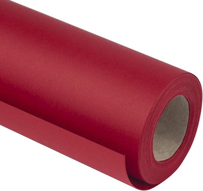 RUSPEPA Red Kraft Paper Roll by RUSPEPA