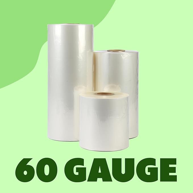 The Boxery Shrink Wrap Film 12" x 52500” Heat Wrap POF Centerfold - Image 2