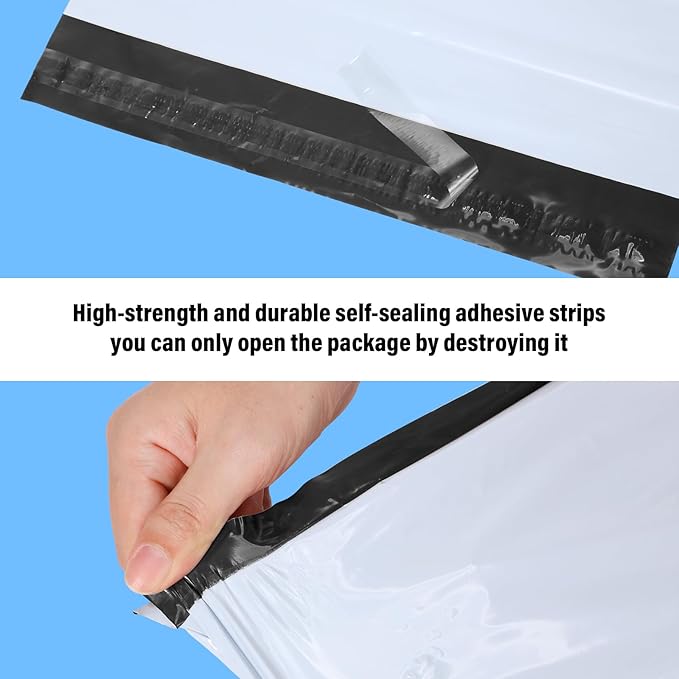 Outus 120 Pcs Poly Mailer Envelope 4 Sizes Shipping Bags Self Adhesive Clasp - Image 4