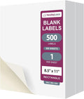 NextDayLabels - Full Page Labels 8.5 x 11 - White Shipping Labels - 8.5 x 11 by NextDayLabels