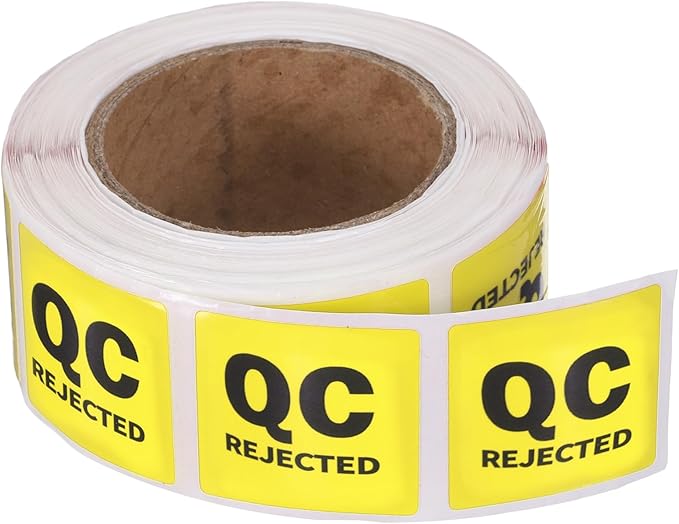 PATIKIL 360 Pcs 1 Roll QC Hold Labels, 1 Inch Square Inventory Control Adhesive by PATIKIL