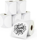 BETCKEY - 3 Inch/76 mm Round Removable Film Label - Durable Waterproof - by BETCKEY