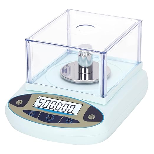 Lab Scale 500g*0.001g, High Precision Accurate Analytical Balance by Srora