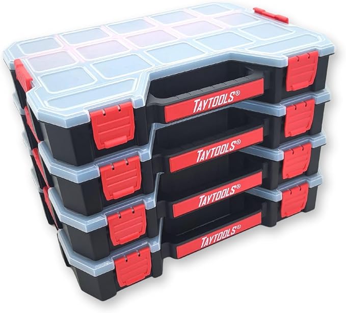 Taytools 17 Compartment Large Parts Organizer Box - Image 5