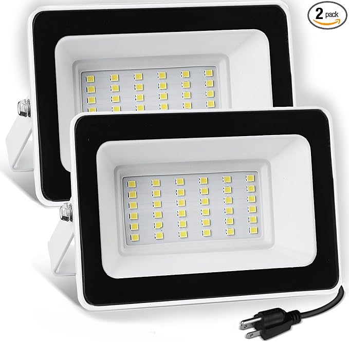 UFOND 3000 Lumen LED Flood Lights, Outdoor Waterproof Security Lights, 30W by UFOND