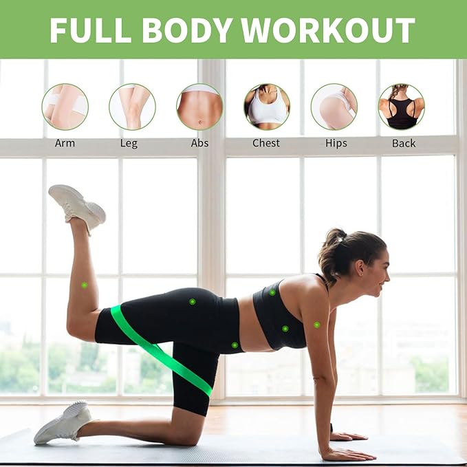 100 PCS Bulk Resistance Bands, Loop Exercise Bands Set - Image 7