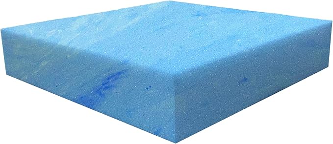 FoamRush 2 x 24" x 27" Gel Only Upholstery Firm Foam Soft Support by FoamRush