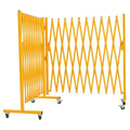 GYMTIME Expandable Metal Barricade Gate, Portable Safety Barrier by GYMTIME
