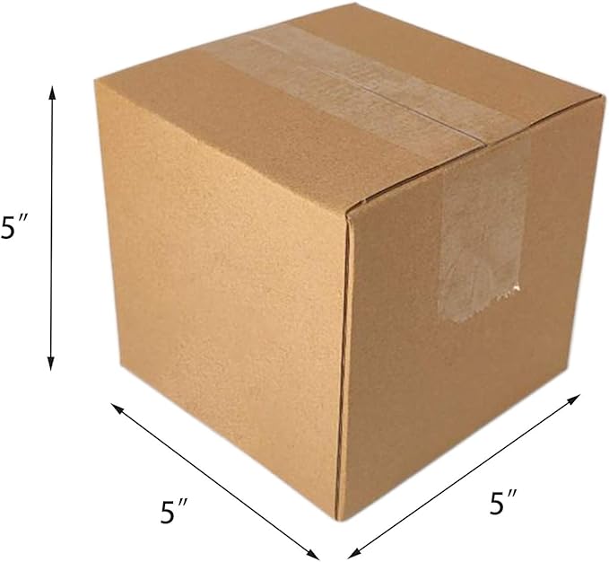 40 Pack 5x5x5 inch Corrugated Boxes Mailer- Corrugated Cardboard Mailer - Image 2