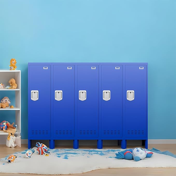 Metal Cabinet Home Office Storage, Lockable Employees Metal Locker - Image 2