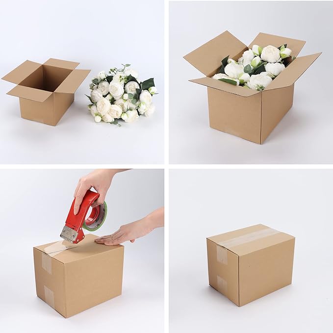 CRUGLA 40 Packs 8x6x6 Shipping Boxes Cardboard Boxes Shipping Box - Image 5