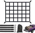 Cargo Net for Pickup Truck Bed, Heavy Duty 1100 lbs Capacity, Adjustable Cam by Xishuihe