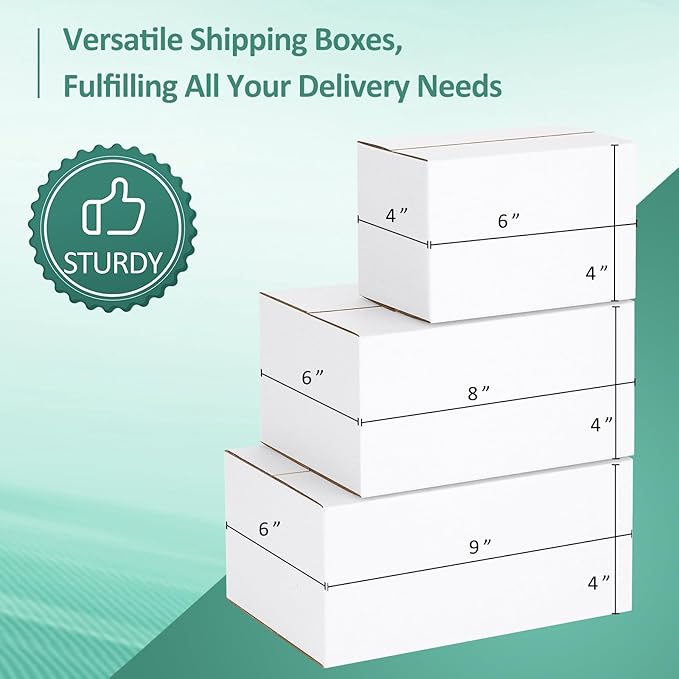 Eupako 30 Pack Small Shipping Boxes Assorted Sizes, Cardboard Boxes - Image 4
