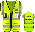 YOWESHOP High Reflective Visibility Safety Vest by YOWESHOP