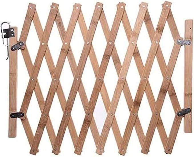 43-inch Wide 18-inch Tall Dog Gate Wood Pet Gate - Image 4